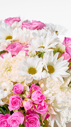 GOOD HEART 03 | Bouquet de margaritas, crisantemos y rosas