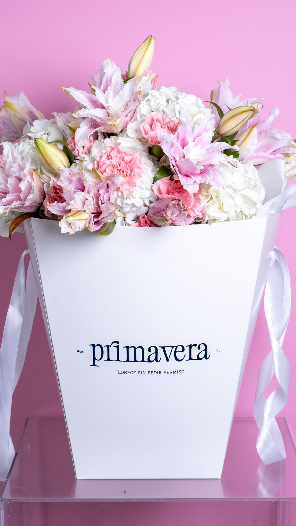 PINK ATTITUDE 95 | Bouquet rosado vibrante con flores frescas
