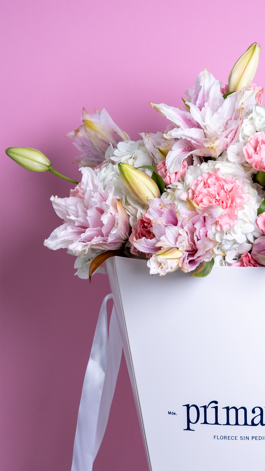 PINK ATTITUDE 95 | Bouquet rosado vibrante con flores frescas